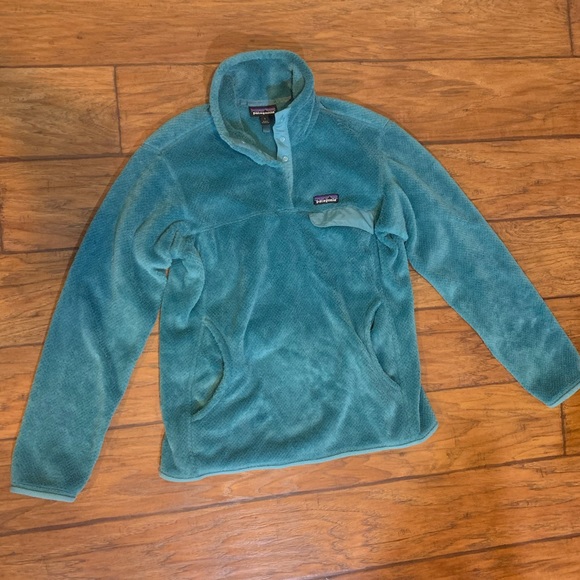 Teal Patagonia Sweater - Picture 1 of 2